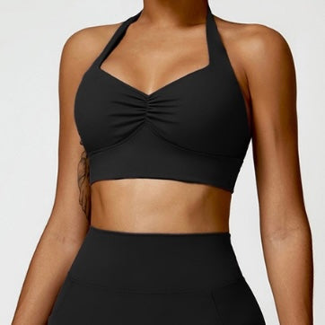 Stylish Backless Fasionable Crop Top - Black