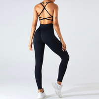 Comfy Crop Top Stylish Legging Set - Black