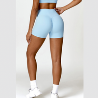 Premium Quality Scrunched Short - Blue