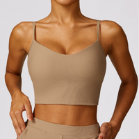 Premium Ribbed Elegant and Stylish Crop Top - Ice Latte