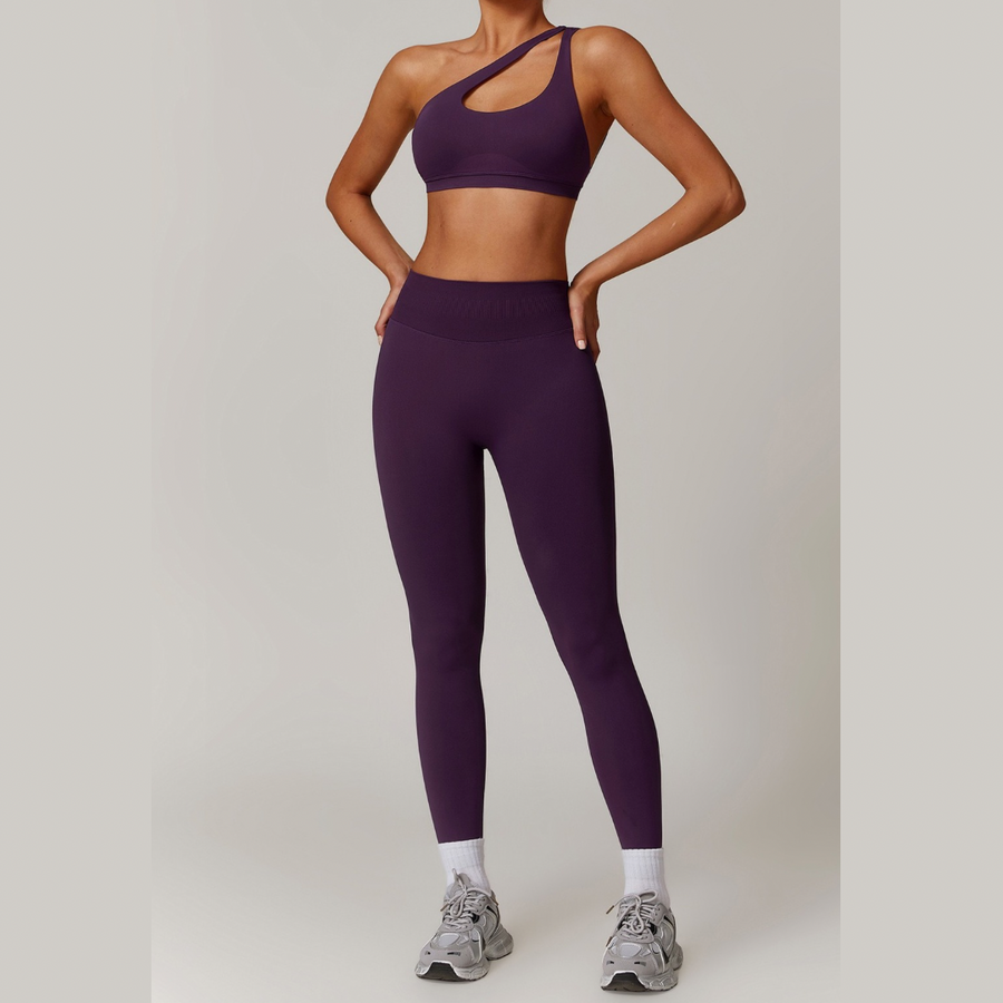 ATHENA Seamless Stylish Legging Set - Purple