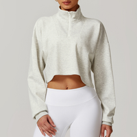 Alibi Effortless Stylish Chic Jumper - White Grey