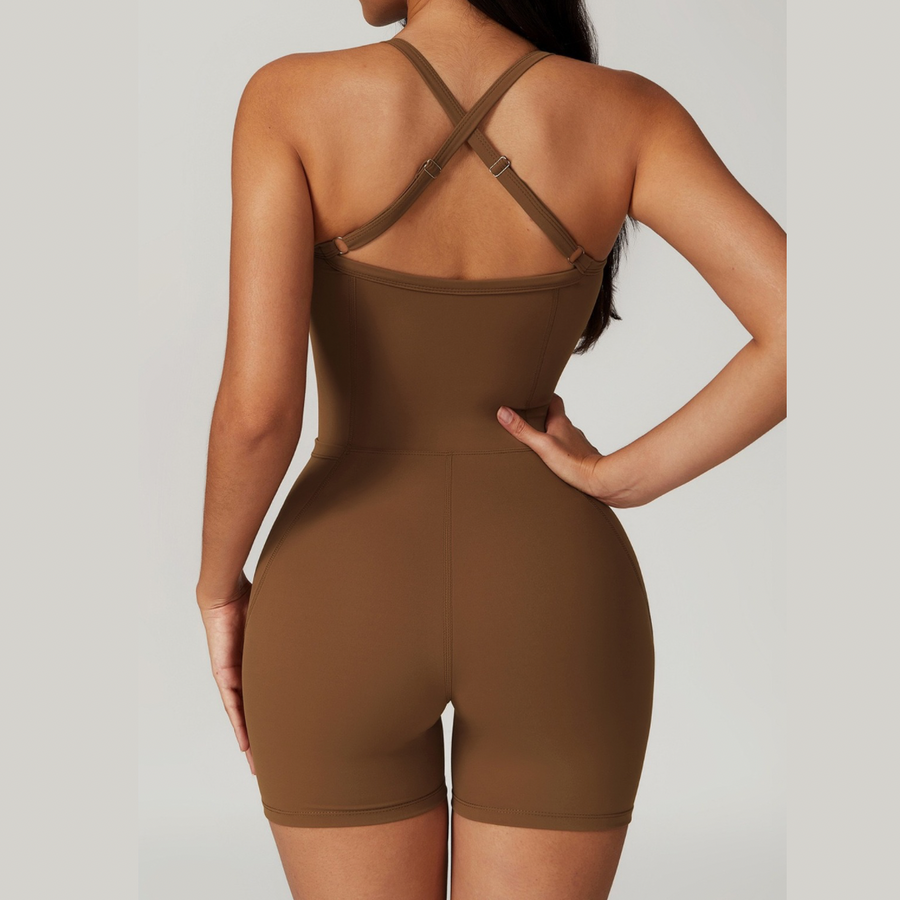 BETA Premium Quality Adjustable Romper - Brown