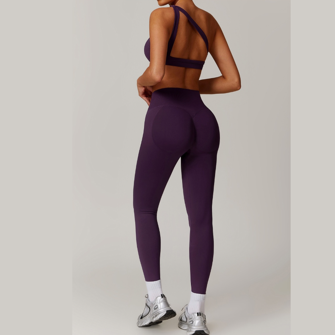 ATHENA Seamless Stylish Legging Set - Purple