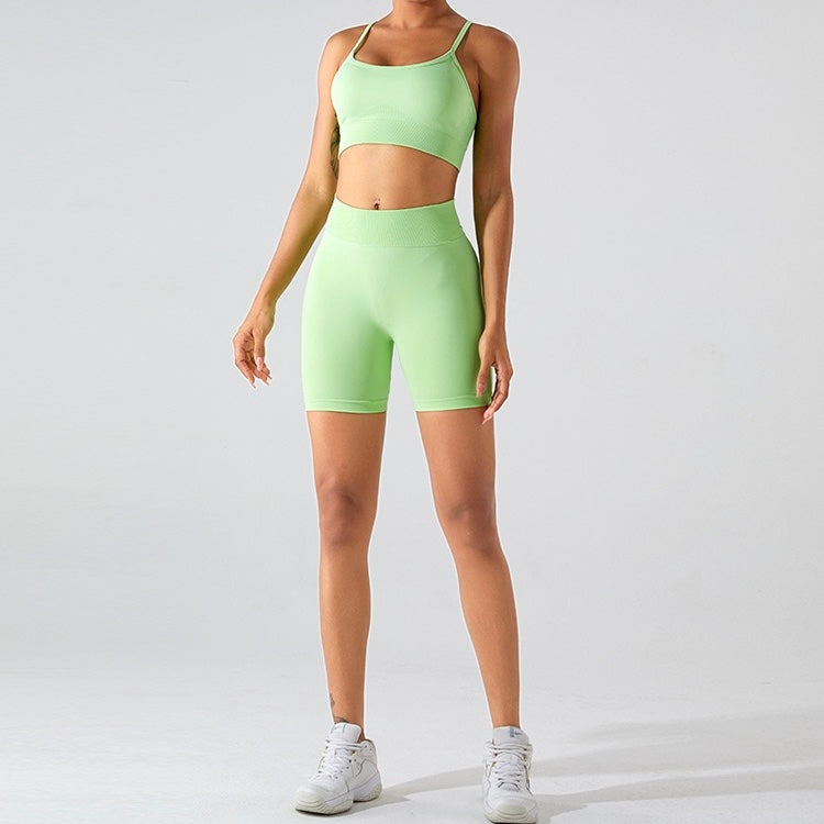 Premium Fabric Stylish Short Set - Green