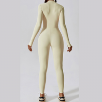 Classic Long-Sleeve Jumpsuit - Cream White