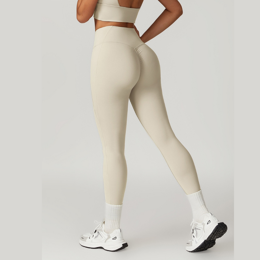 BELLE Chic Style Skinny Legging - Cream