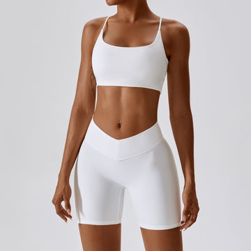 Short Stylish Couldy Soft Set - White