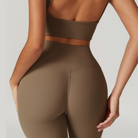 BELLE Chic Style Skinny Legging - Brown