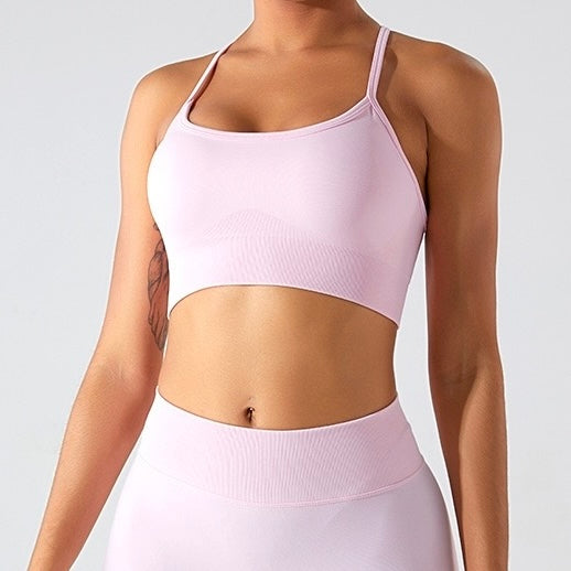 Premium Adjustable Crop Top - Pink