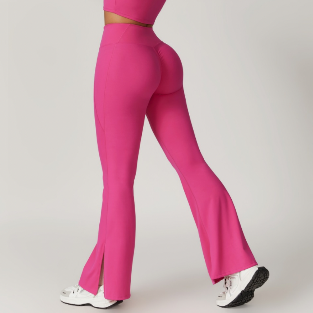 CAMILA Stylish Flared Legging - Magenta