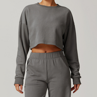 VERA Open Back Jumper Top - Grey