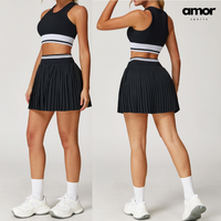 CANDY Premium Tennis Short Set - Black