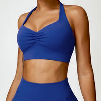 Κομψό εξώπλατο Fasionable Crop Top - Klein Blue 