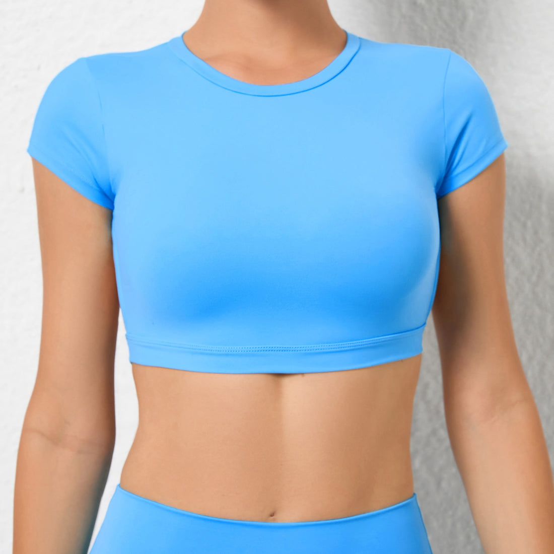 JESS Backless Stylish Crop Top - Blue