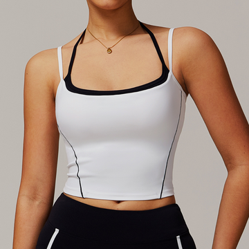 MAYA Stylish Premium Crop Top - White