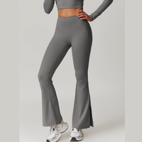 VERA Buttery Soft Flared Legging - Grey