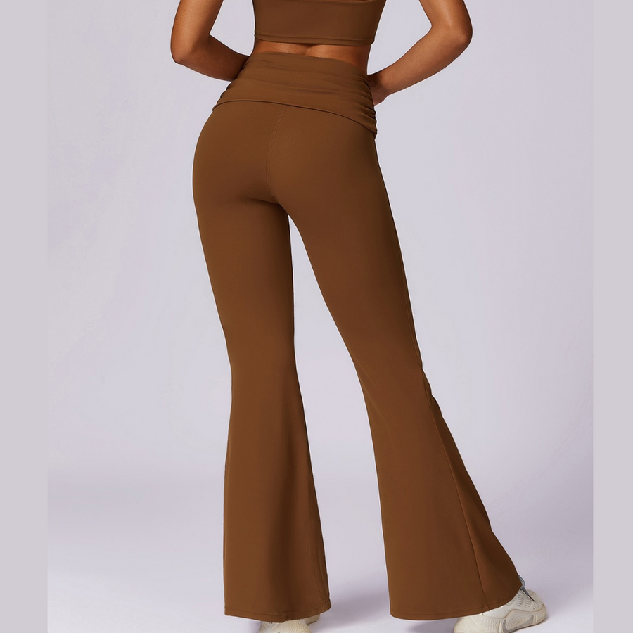 Elegant Style Flared Bottom - Caramel 