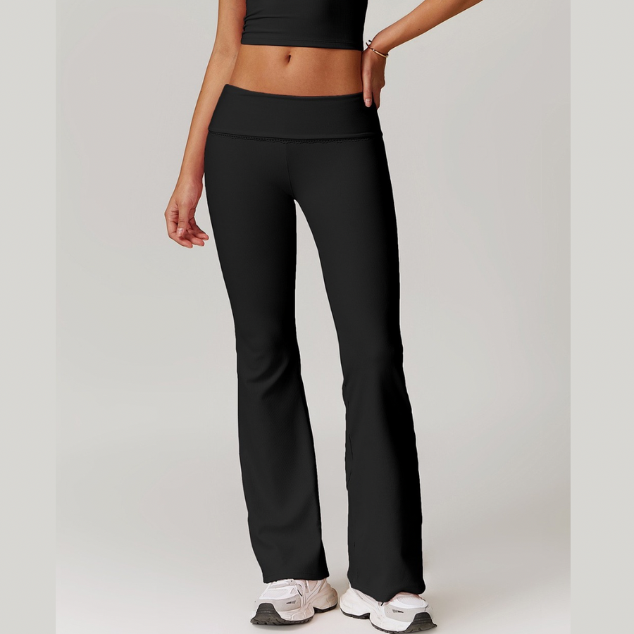 BONI Elegant Flared Legging - Black