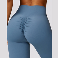 Sexy Style Skinny Scrunched Legging - Dusty Blue