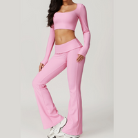 BONI Long Sleeve Top Legging Set - Pink