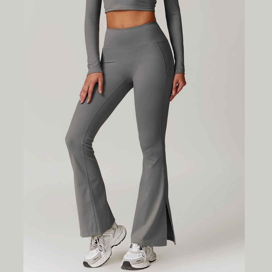 VERA Buttery Soft Flared Legging - Grey