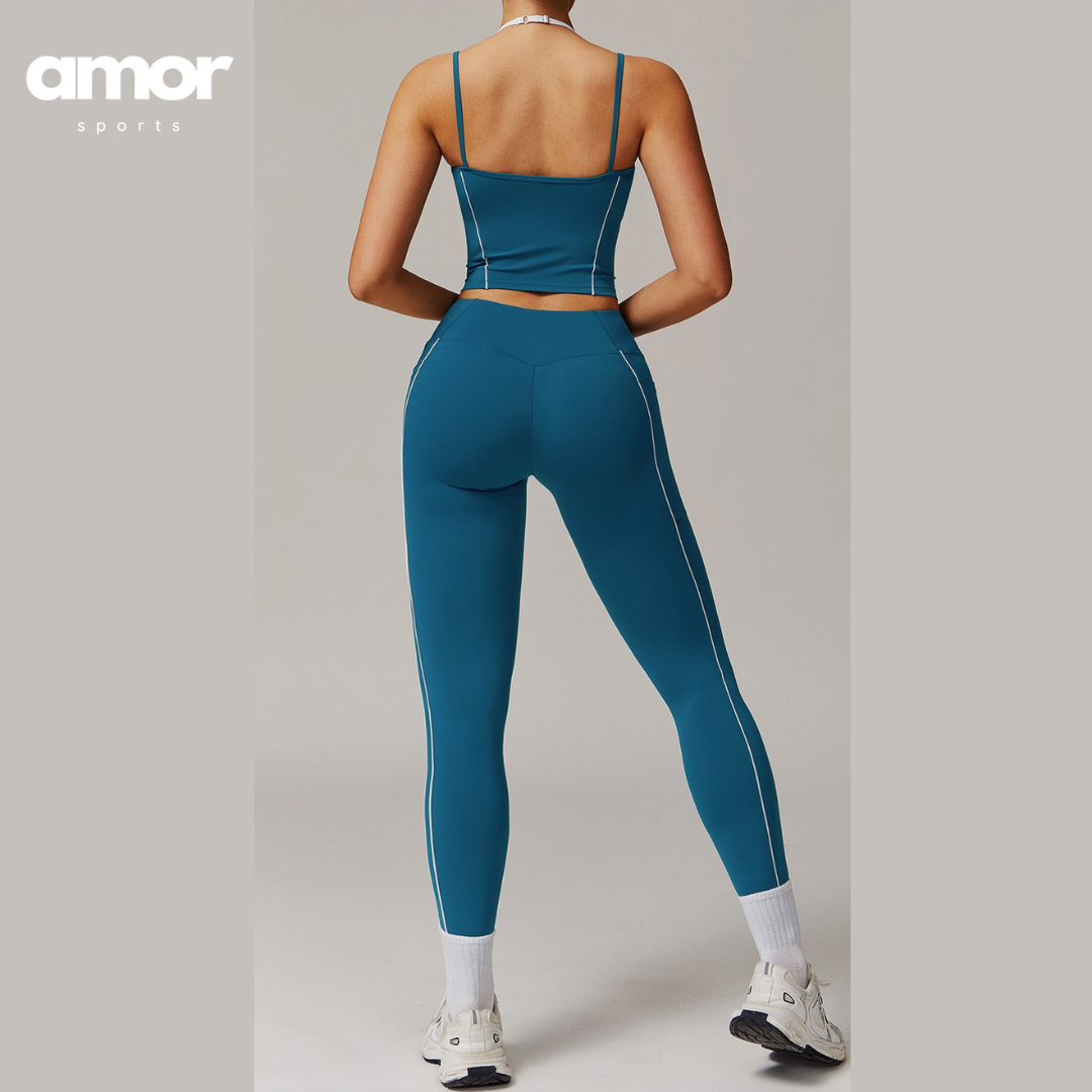 MAYA Stylish Skinny Legging Set - Blue