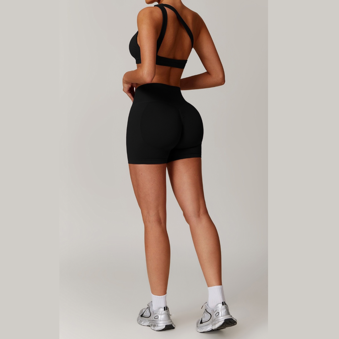 ATHENA Seamless Short Set - Black
