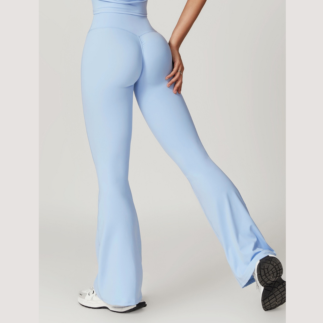 Sustainable Stylish Flared legging - Sky Blue 