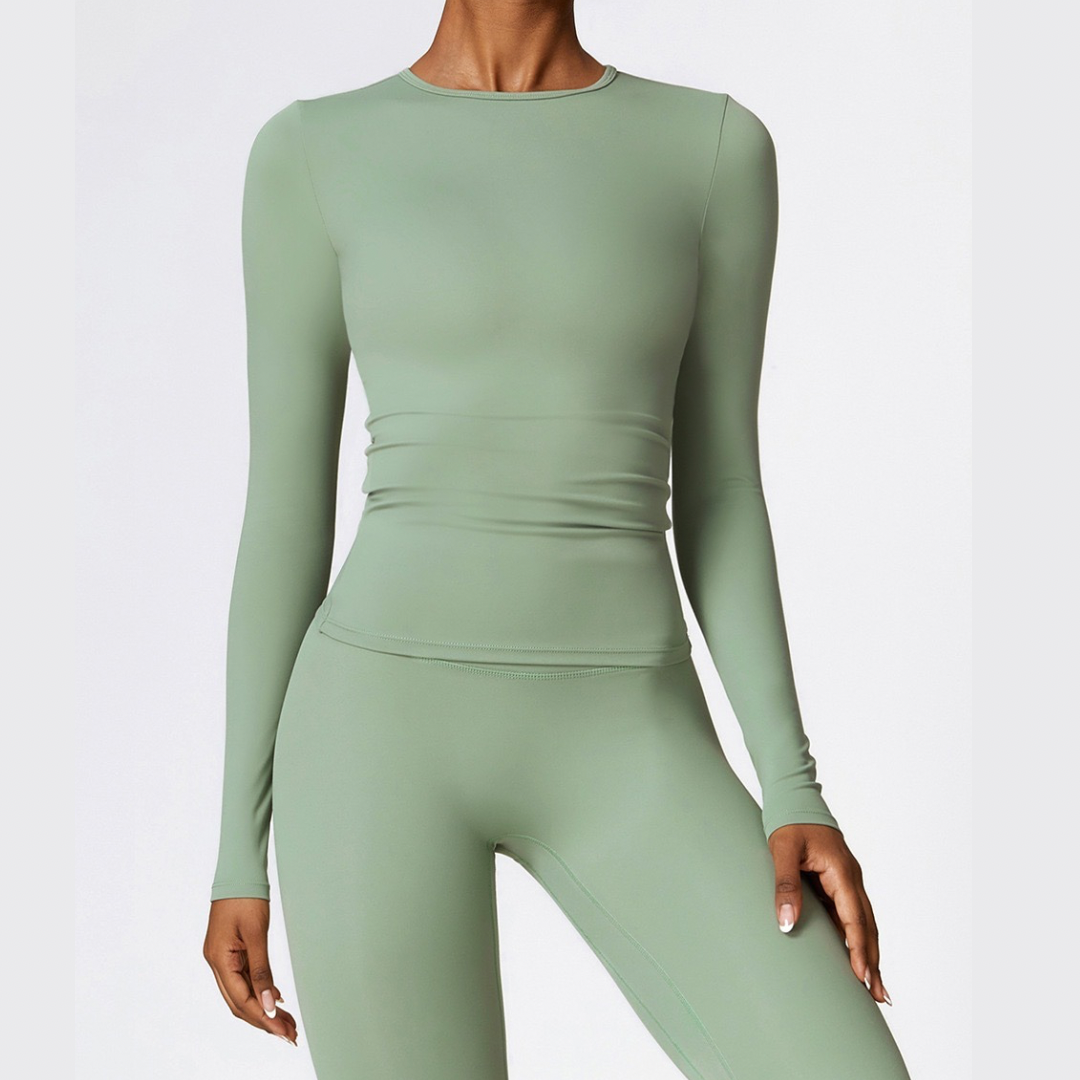 CHRISTIA Winter Long Sleeve Legging Set - Green