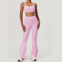 Birdy White Strap Elegant Legging Set - Pink