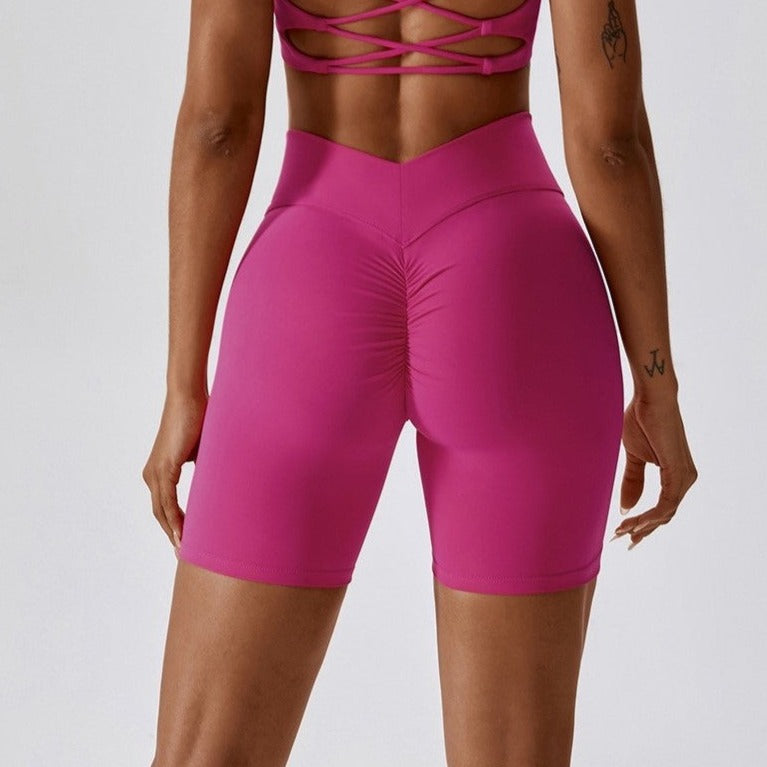 New Style Scrunched Short - Magenta