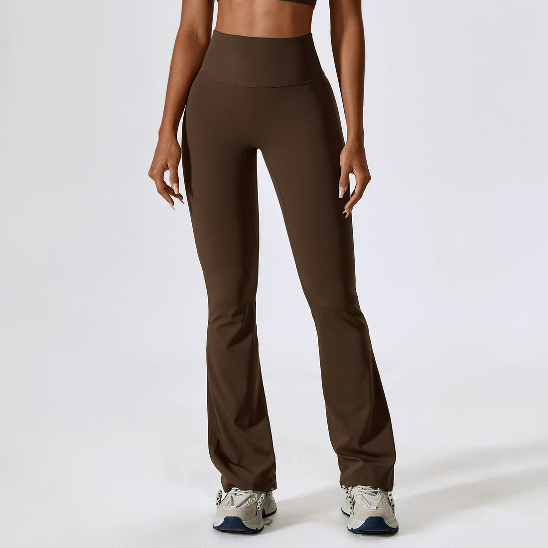 Fabulous Scrunch Flared Legging - Coffee