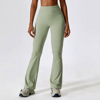 Fabulous Scrunch Flared Legging - Mint Green