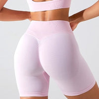 Premium Stylish Scrunched Slim Waist Short - Pink