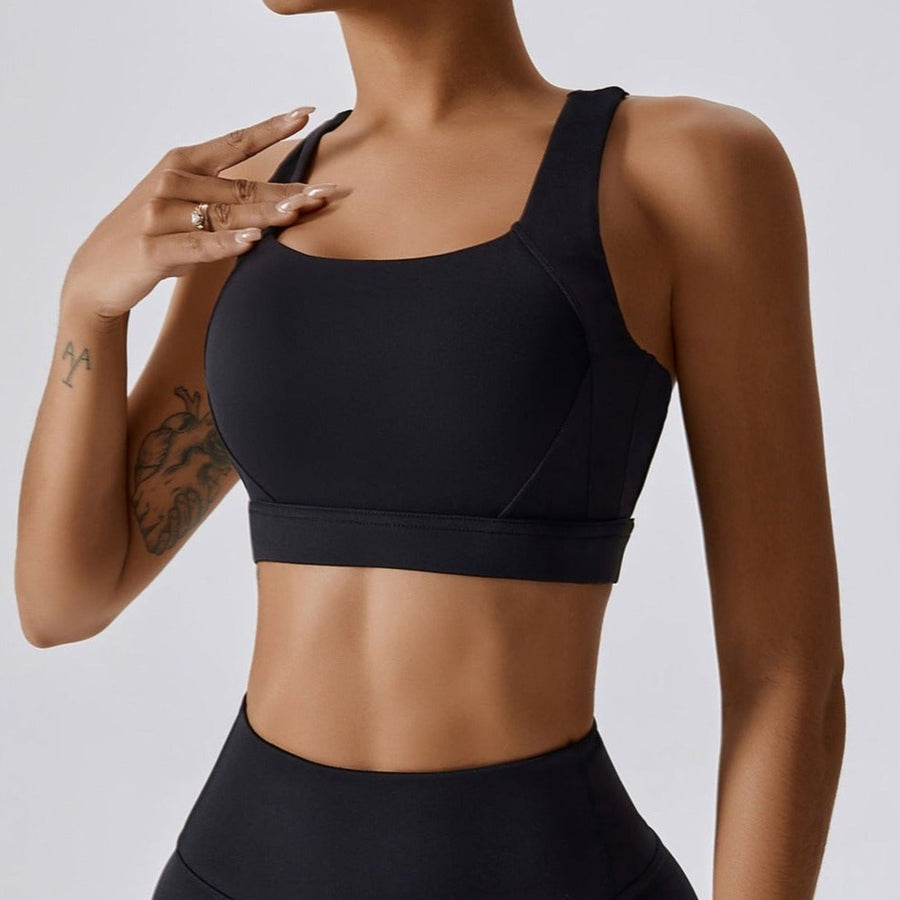 Summer X-Line Comfy Crop Top - Black