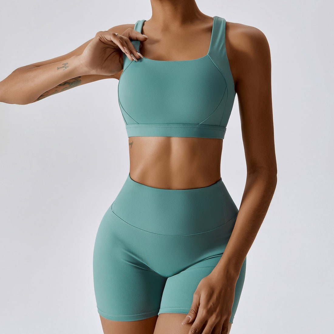 Summer X-Line Short Set - Teal