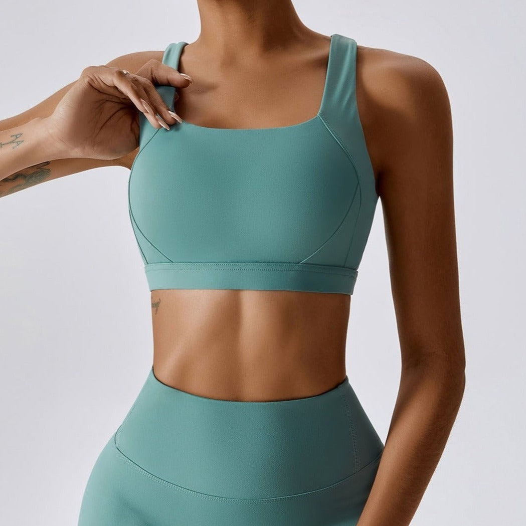 Summer X-Line Comfy Crop Top - Teal