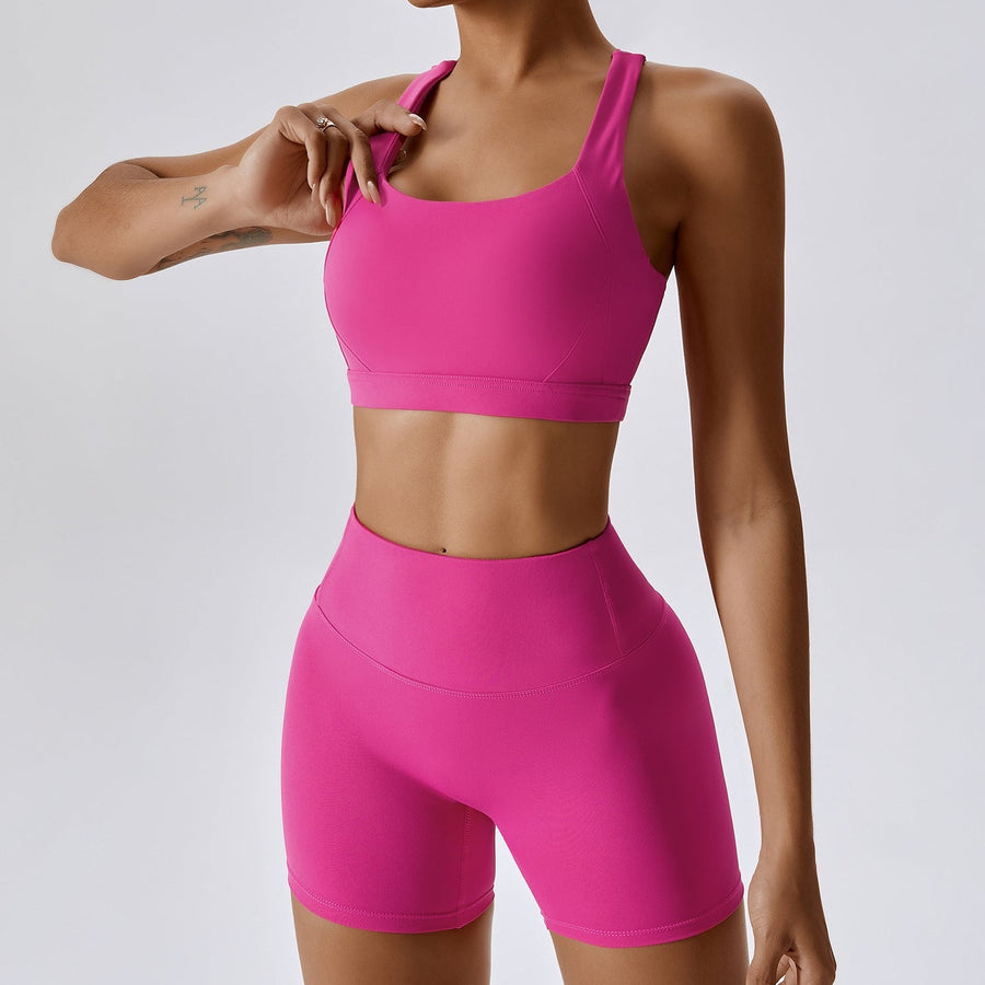 Summer X-Line Short Set - Magenta