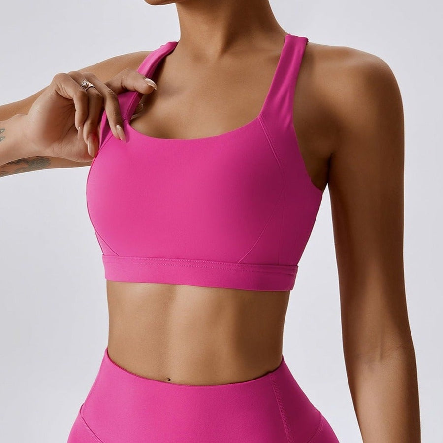 Summer X-Line Comfy Crop Top - Magenta