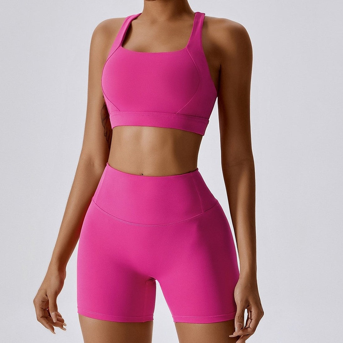 Summer X-Line Short Set - Magenta