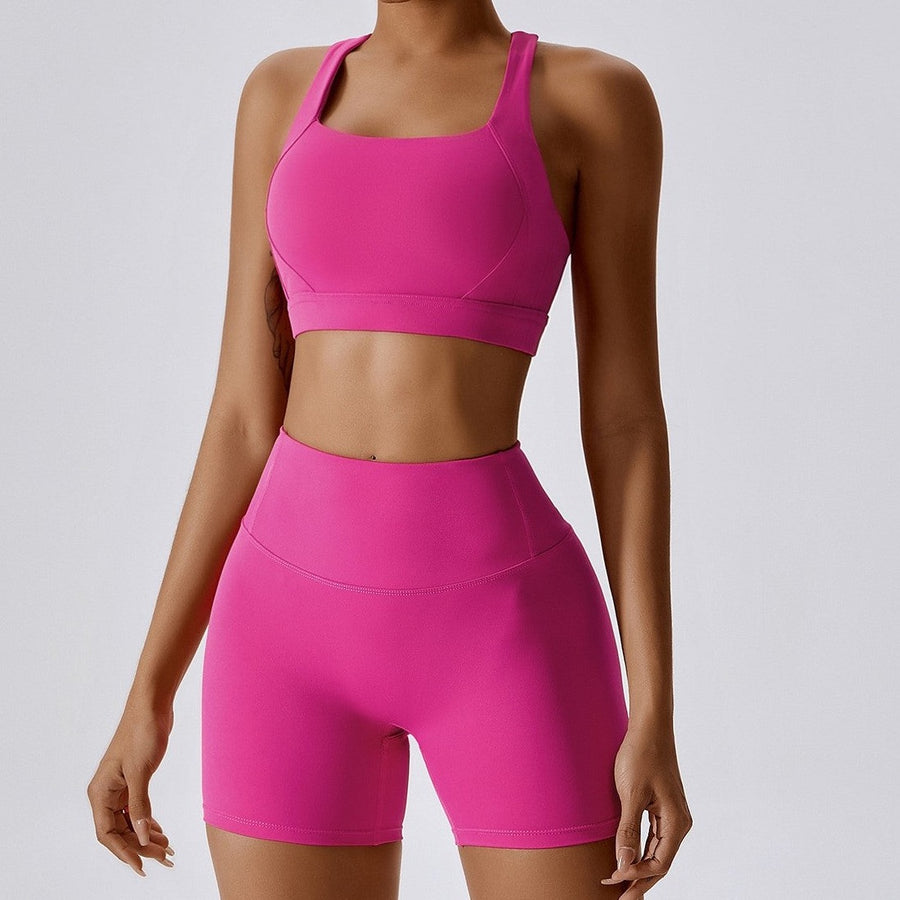 Summer X-Line Short Set - Magenta