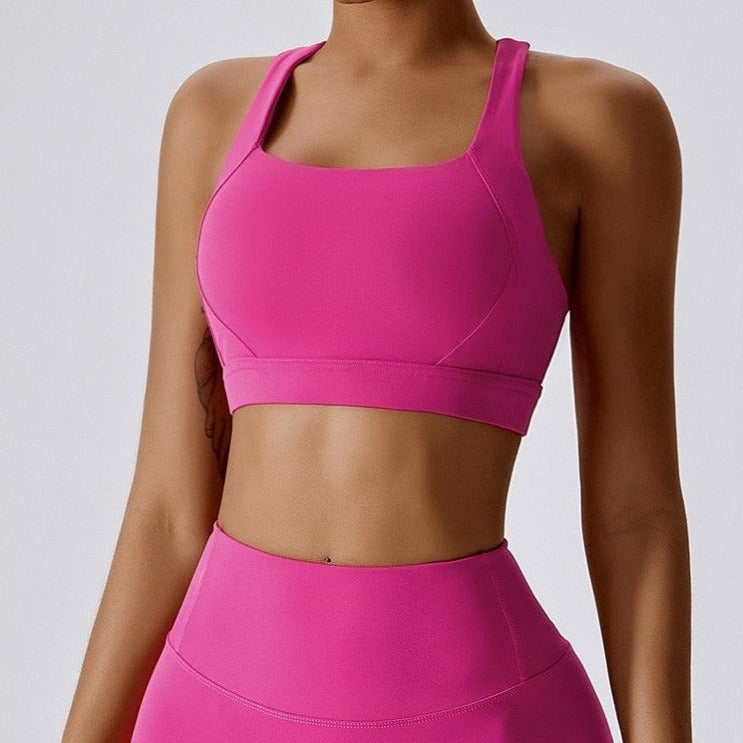 Summer X-Line Comfy Crop Top - Magenta