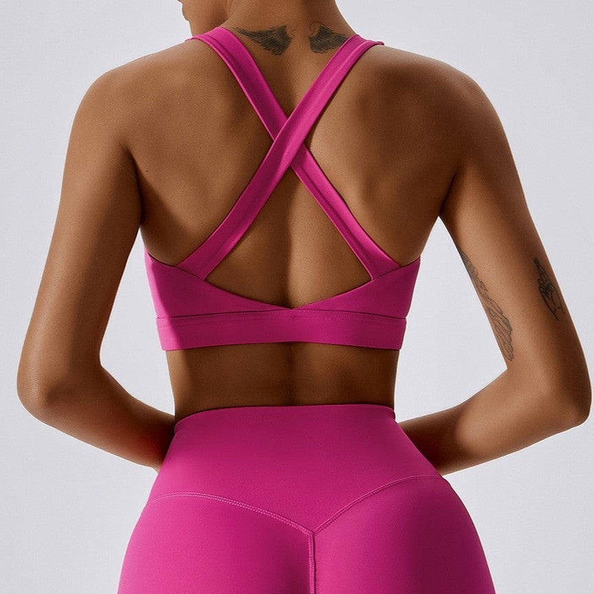 Summer X-Line Comfy Crop Top - Magenta