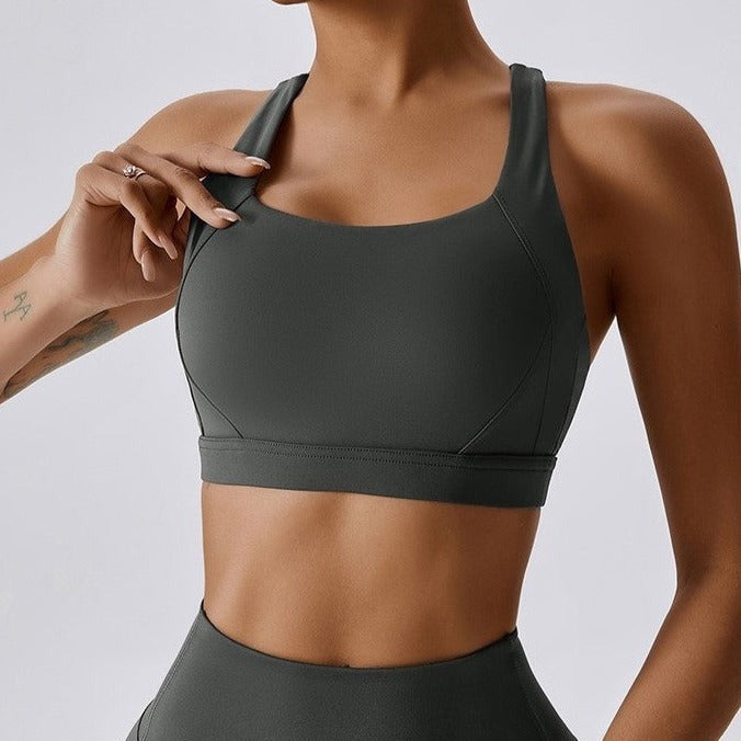 Summer X-Line Comfy Crop Top - Coal Grey