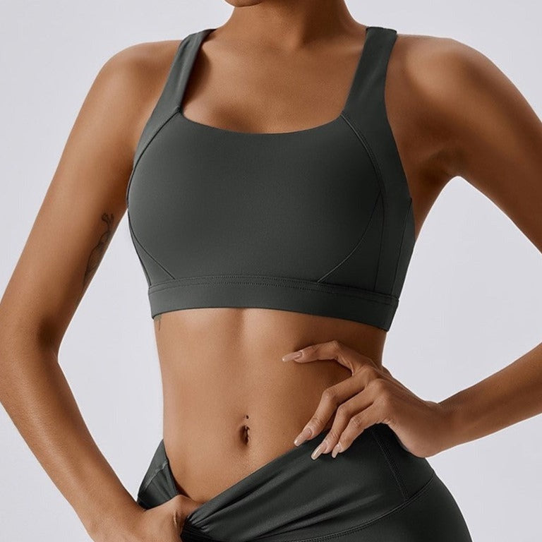 Summer X-Line Comfy Crop Top - Coal Grey