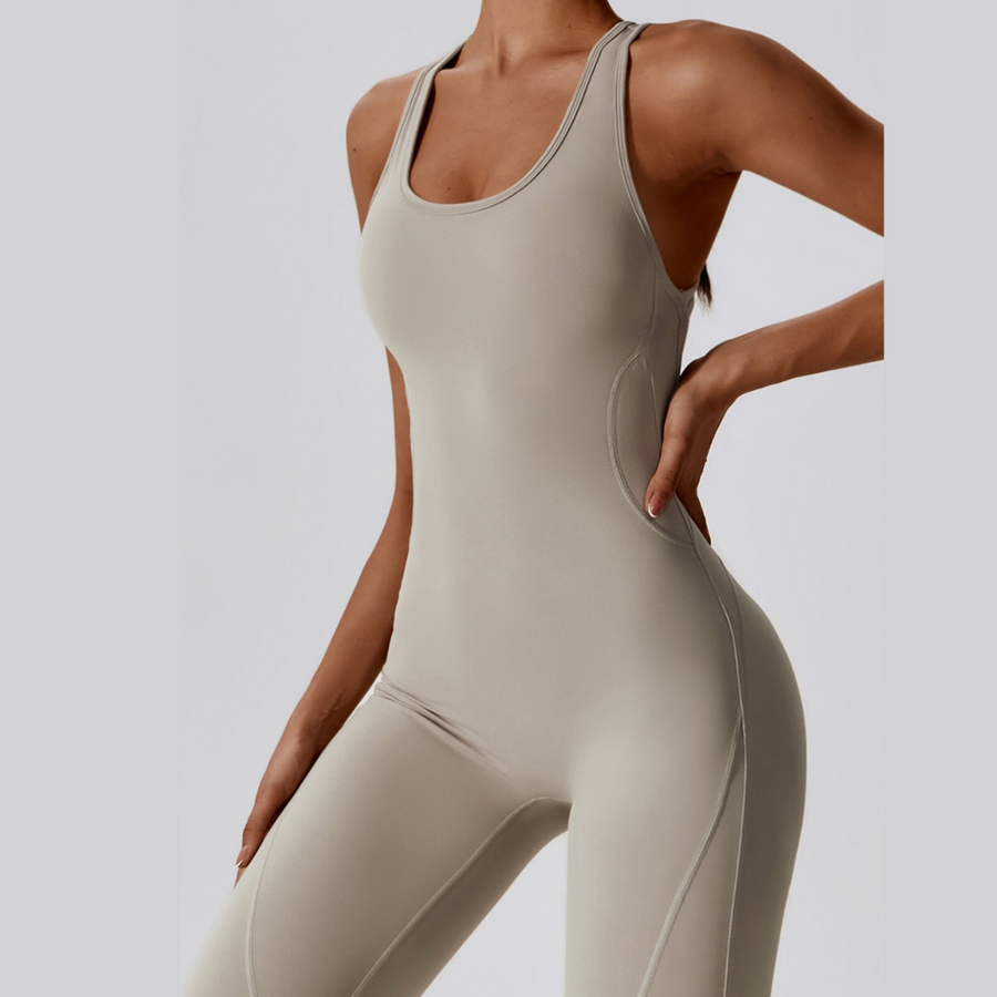 High Quality Stylish Jumpsuit - Grey Olive