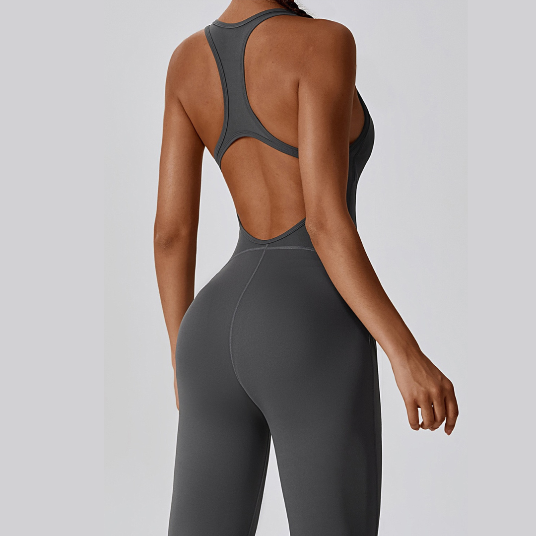 High Quality Stylish Jumpsuit - Coal Grey