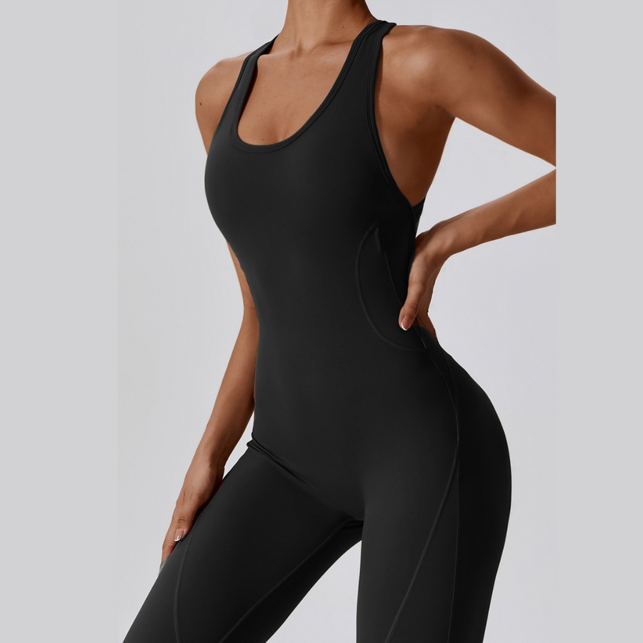 High Quality Stylish Jumpsuit - Black