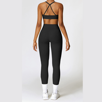 Cross Back Comfy Premium Set - Black